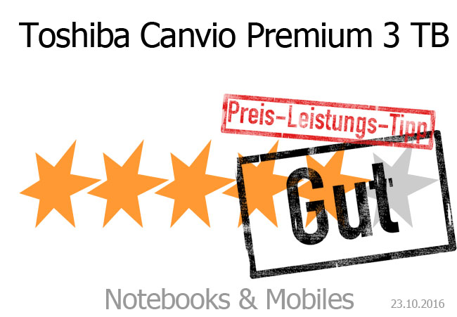 Toshiba Canvio Premium 3 TB