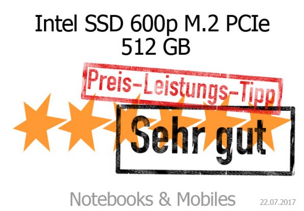 Intel SSD 600p 512 GB