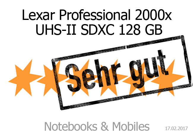 Lexar Professional 2000x UHS-II SDXC