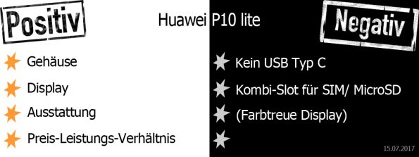 Huawei P10 lite Pro und Contra