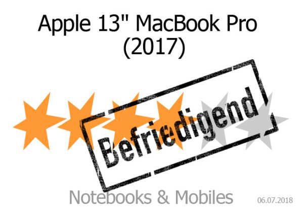 Apple 13" MacBook Pro ohne Touch Bar
