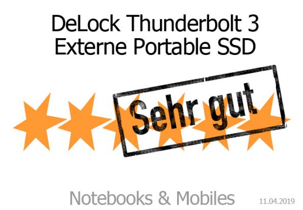 DeLock Thunderbolt 3 Externe Portable SSD