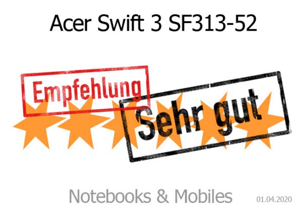 Acer Swift 3 SF313-52-52AS