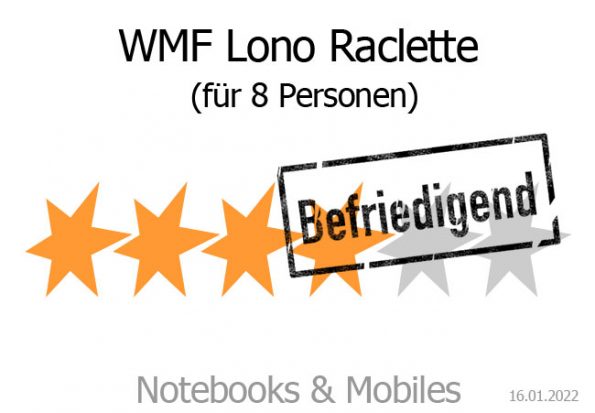 Bewertung WMF Lono Raclette